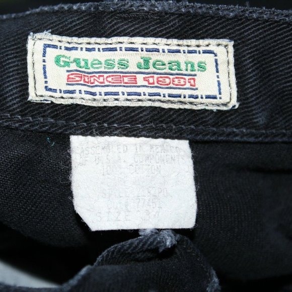 Guess Jeans 90's Vtg Denim Carpenter Shorts H10863 - Picture 6 of 10